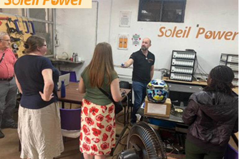 Soleil Power Hosts a Team from Innovate UK and the British High Commission